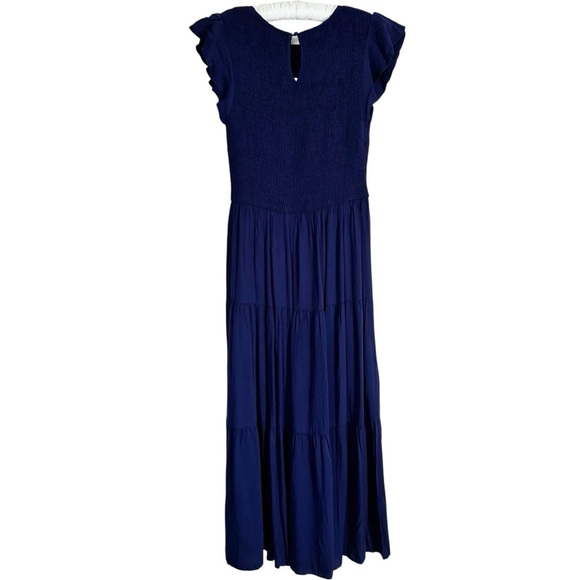 Zesica Navy Blue Midi Dress Size Small - Picture 4 of 11